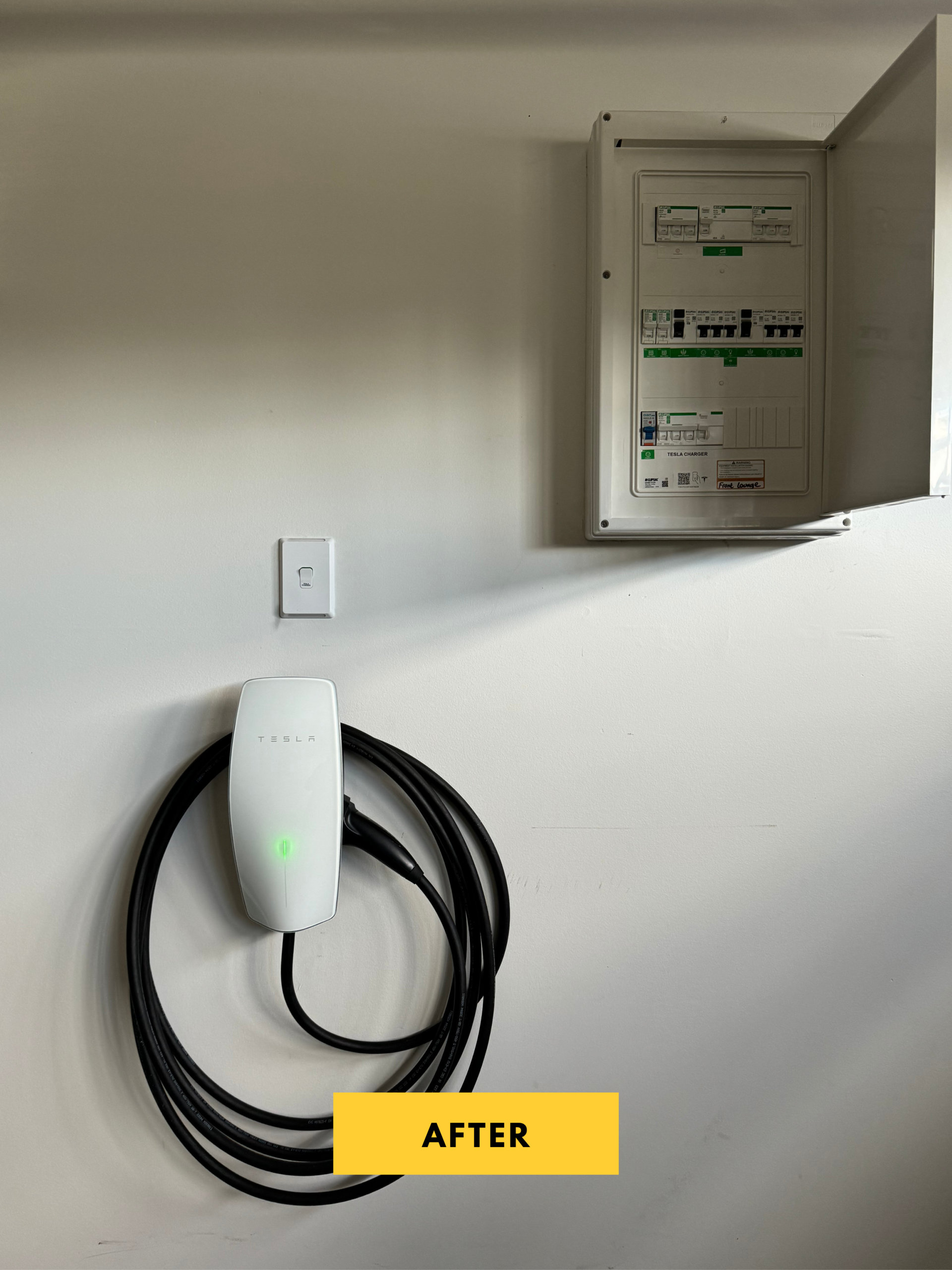 Tesla Charger Installation Design Tech Electrical Melbourne